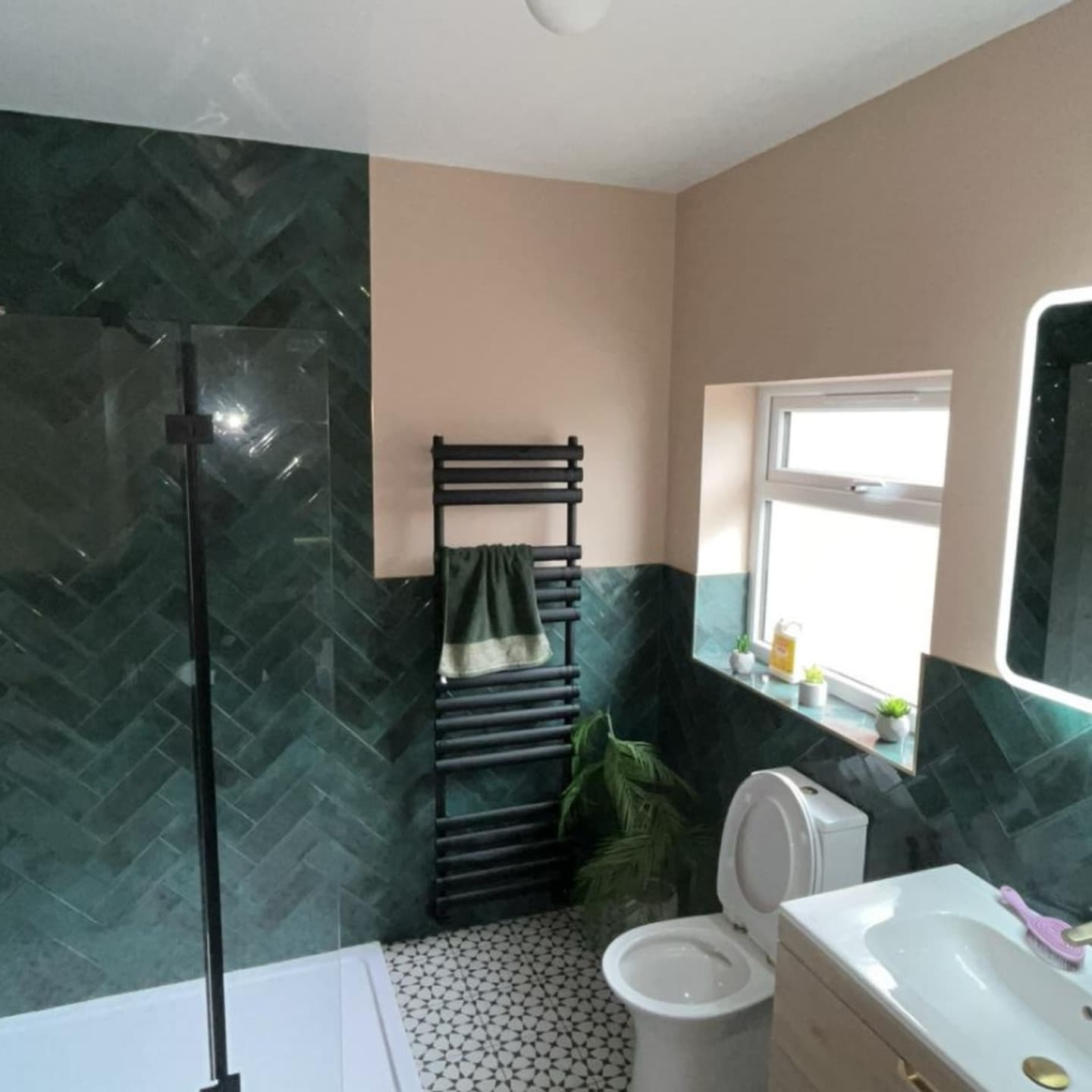 Modern bathroom renovation